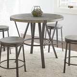  Steve Silver Furniture Round Portland Counter Height Dining Table with Pedestal Base OR420PT IMAGE 4