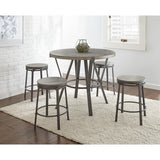  Steve Silver Furniture Round Portland Counter Height Dining Table with Pedestal Base OR420PT IMAGE 6