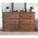  Furniture of America Lea 6-Drawer Kids Dresser AM7000D IMAGE 1