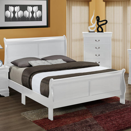  Crown Mark Louis Philip Full Sleigh Bed B3650-F-HBFB/B3650-F-RAIL IMAGE 1
