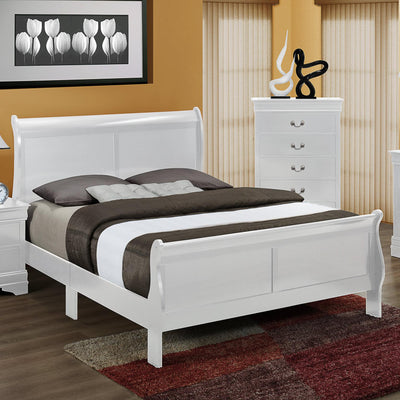  Crown Mark Louis Philip King Sleigh Bed B3650-K-HBFB/B3650-K-RAIL IMAGE 1
