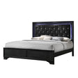  Crown Mark Micah King Upholstered Panel Bed B4350-K-HBFB/B4350-KQ-RAIL IMAGE 1