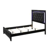  Crown Mark Micah Queen Upholstered Panel Bed B4350-Q-HBFB/B4350-KQ-RAIL IMAGE 2
