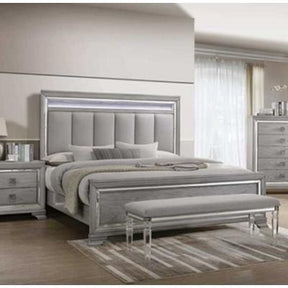  Crown Mark Vail King Upholstered Panel Bed B7200-K-HB/B7200-K-FB/B7200-KQ-RAIL IMAGE 1