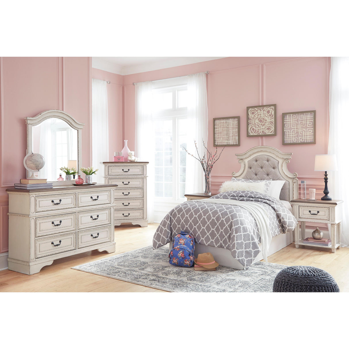  Signature Design by Ashley Realyn 1-Drawer Kids Nightstand B743-91 IMAGE 8