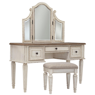  Signature Design by Ashley Realyn 3-Drawer Vanity Set B743-22 IMAGE 1