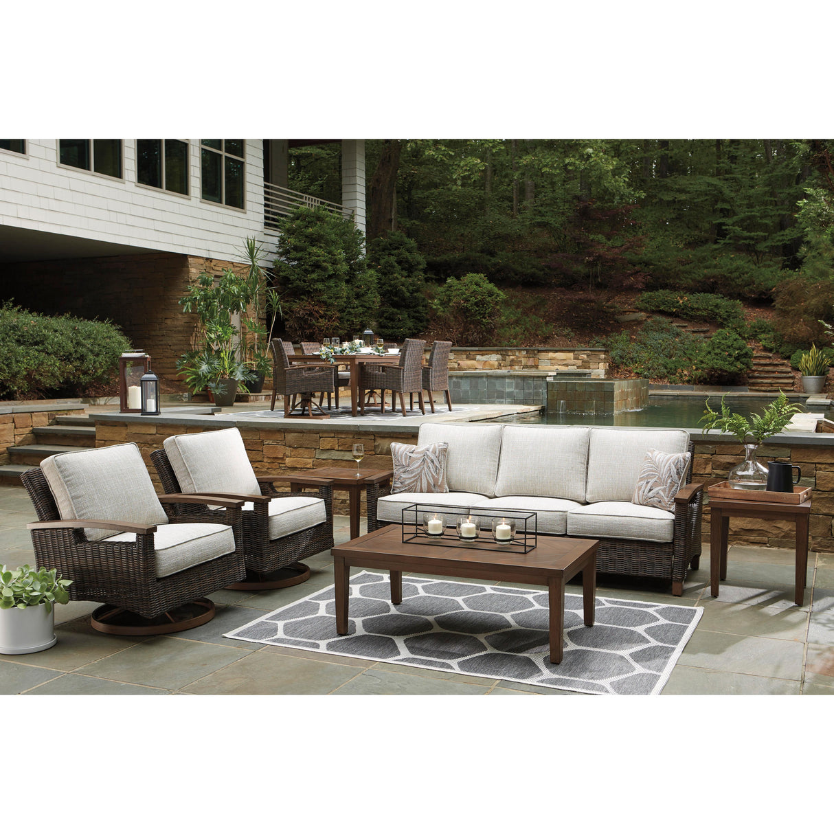  Signature Design by Ashley Paradise Trail P750-821 Swivel Lounge Chair IMAGE 14