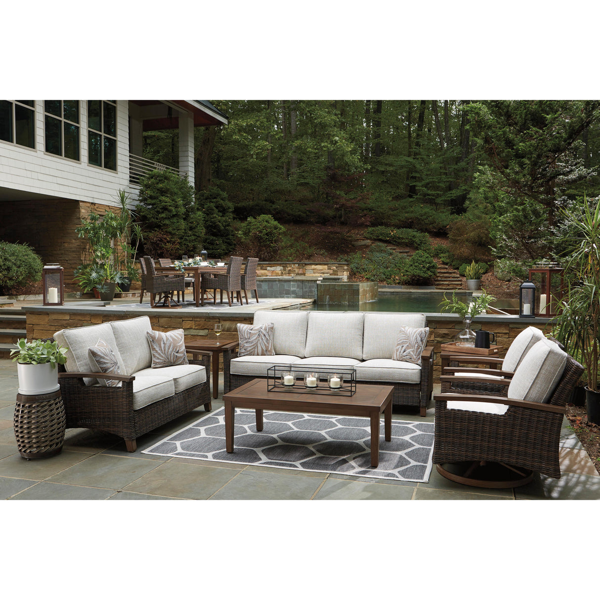  Signature Design by Ashley Paradise Trail P750-821 Swivel Lounge Chair IMAGE 15