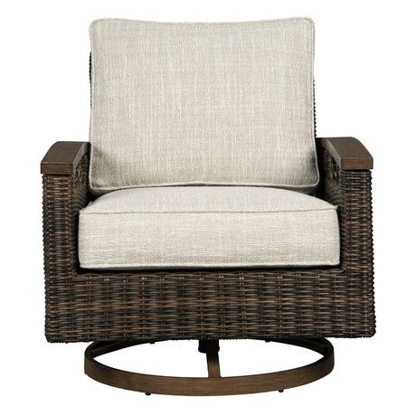  Signature Design by Ashley Paradise Trail P750-821 Swivel Lounge Chair IMAGE 2