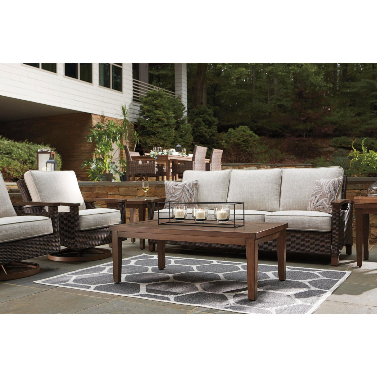  Signature Design by Ashley Paradise Trail P750-821 Swivel Lounge Chair IMAGE 6