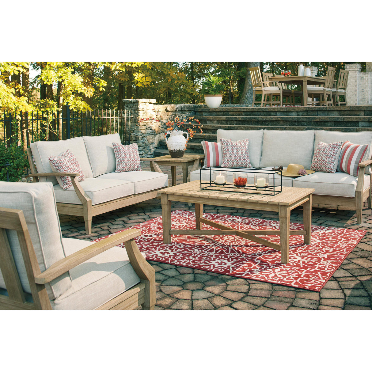  Signature Design by Ashley Clare View P801-835 Loveseat with Cushion IMAGE 6