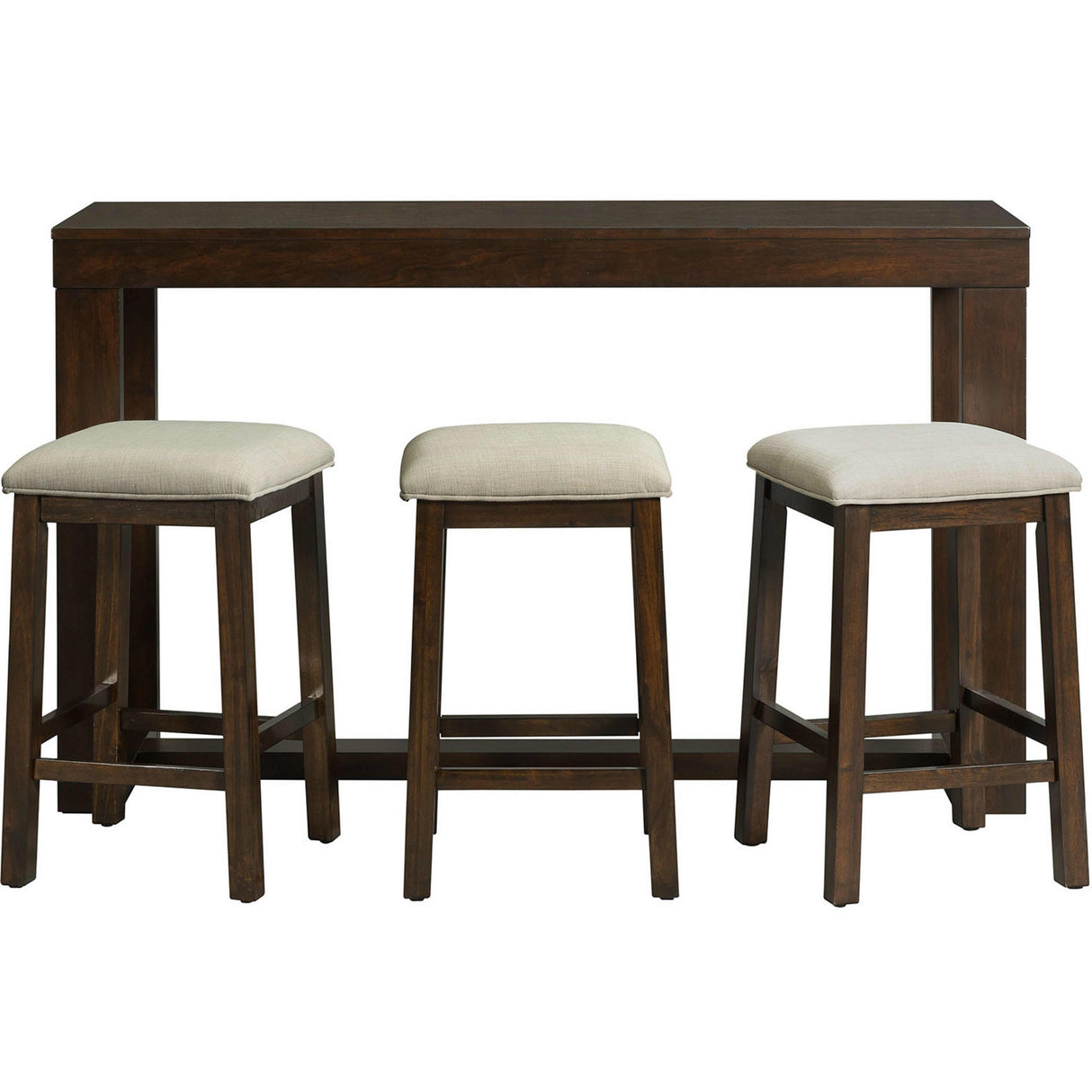  Elements International Hardy 4 pc Pub Height Dinette THY100BTSP IMAGE 1