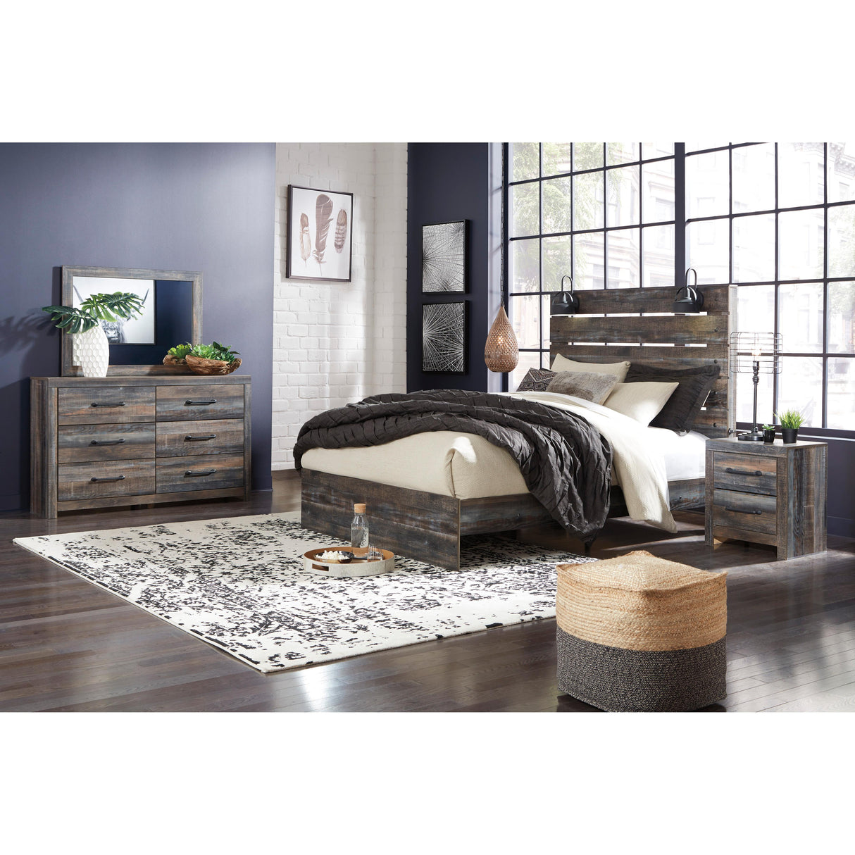  Signature Design by Ashley Drystan Queen Panel Bed B211-57/B211-54/B211-96 IMAGE 8