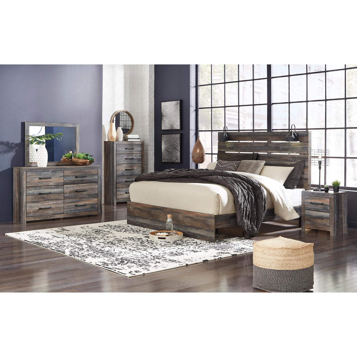  Signature Design by Ashley Drystan King Panel Bed B211-58/B211-56/B211-97 IMAGE 7