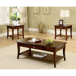  Furniture of America Lincoln Park Occasional Table Set CM4702-3PK IMAGE 1
