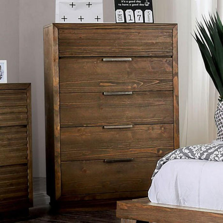  Furniture of America Tolna 5-Drawer Chest CM7532C IMAGE 1