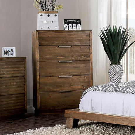  Furniture of America Tolna 5-Drawer Chest CM7532C IMAGE 2