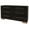  Furniture of America Christie 6-Drawer Dresser CM7550BK-D IMAGE 1