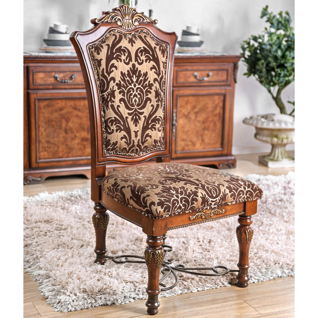  Furniture of America Lucie CM3788SC-2PK Side Chair IMAGE 1