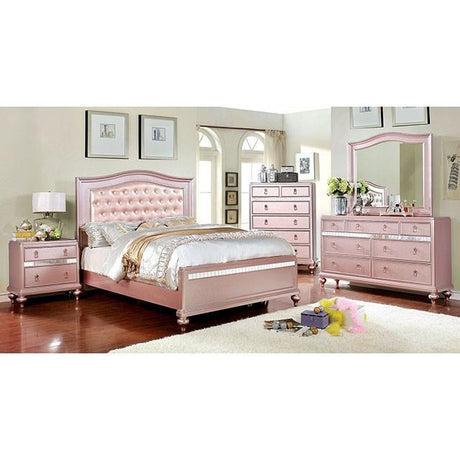  Furniture of America Avior 5-Drawer Chest CM7170RG-C IMAGE 4