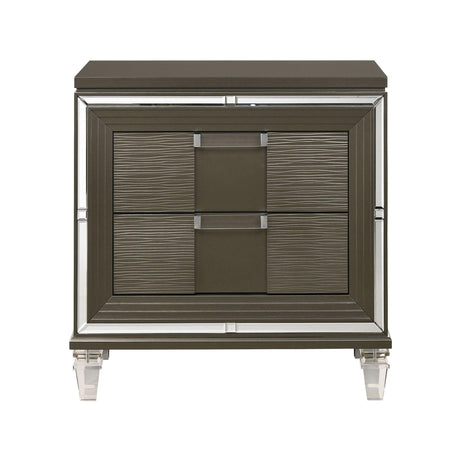  Elements International Twenty Nine 2-Drawer Nightstand TN600NS IMAGE 1