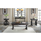  Elements International Stone End Table TST100ST IMAGE 4