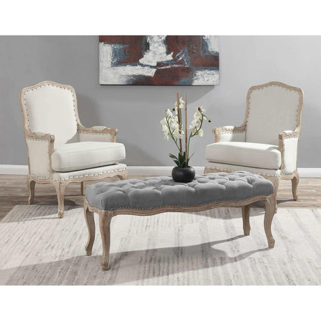  Elements International Artesia Stationary Fabric Accent Chair UAZ540100G IMAGE 2