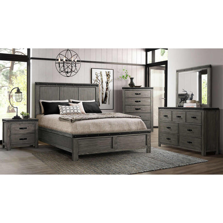  Elements International Wade 2-Drawer Nightstand WE600NS IMAGE 2