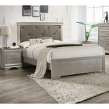  Crown Mark Amalia Queen Upholstered Panel Bed B6910-Q-HBFB/B6910-KQ-RAIL IMAGE 1