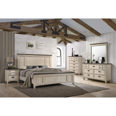  Crown Mark Sawyer Queen Panel Bed B9100-Q-HBFB/B9100-KQ-RAIL IMAGE 2