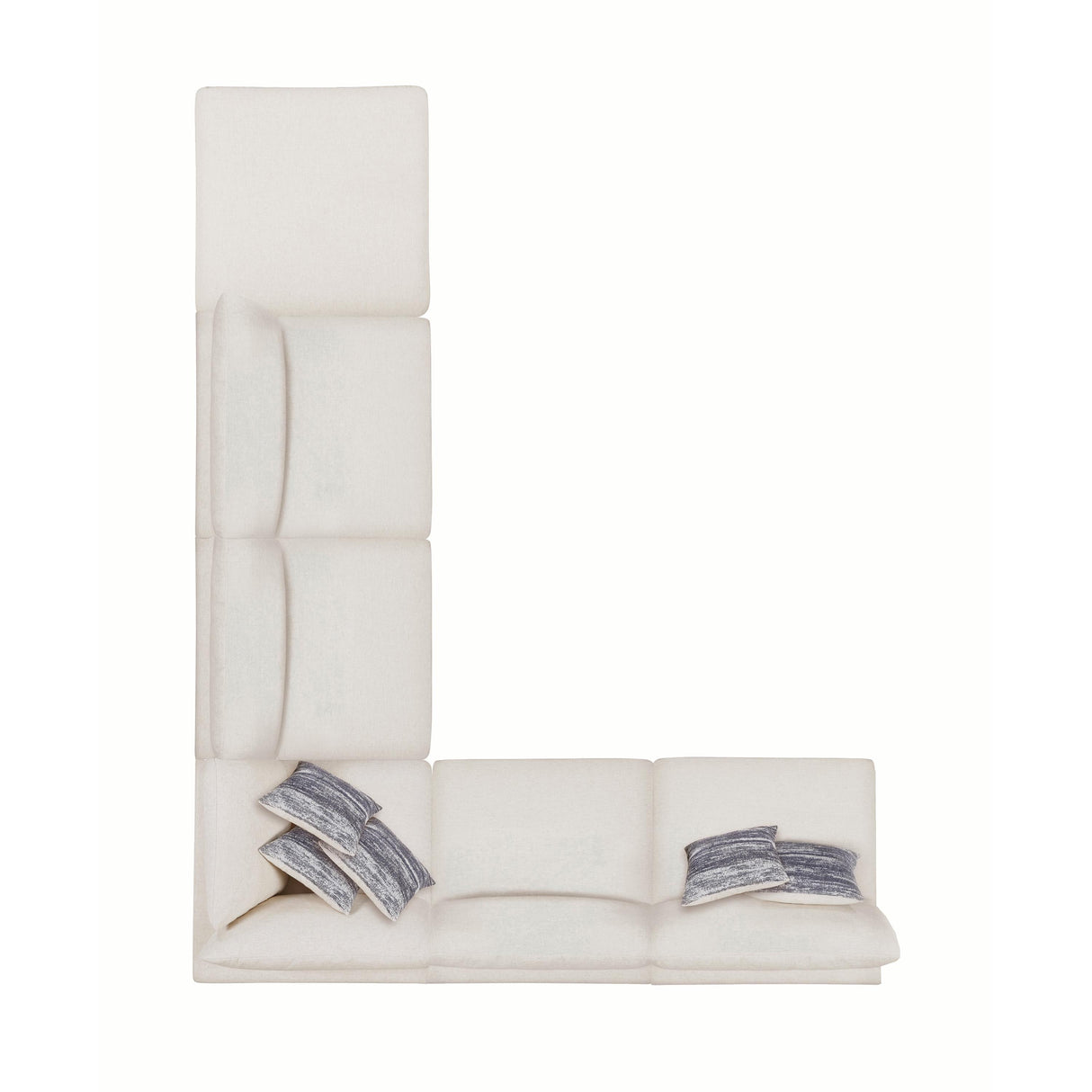  Coaster Furniture Serene Fabric 6 pc Sectional 551321/551321/551322/551321/551321/551323 IMAGE 2