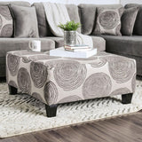  Furniture of America Bonaventura Fabric Ottoman SM5142GY-OT IMAGE 1