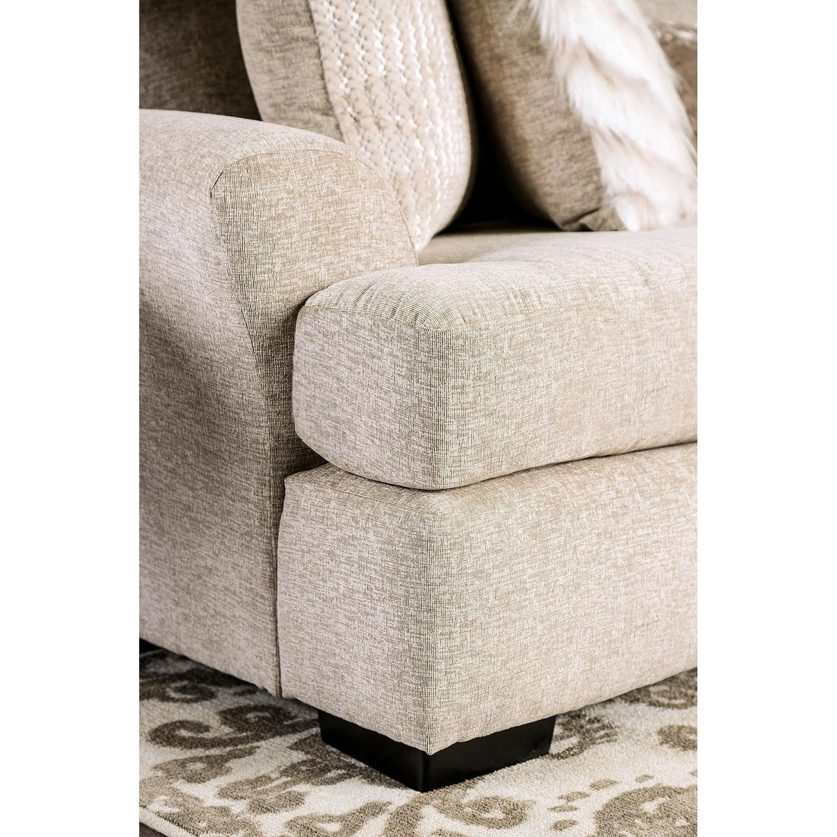  Furniture of America Anthea Stationary Fabric Loveseat SM5140-LV IMAGE 4