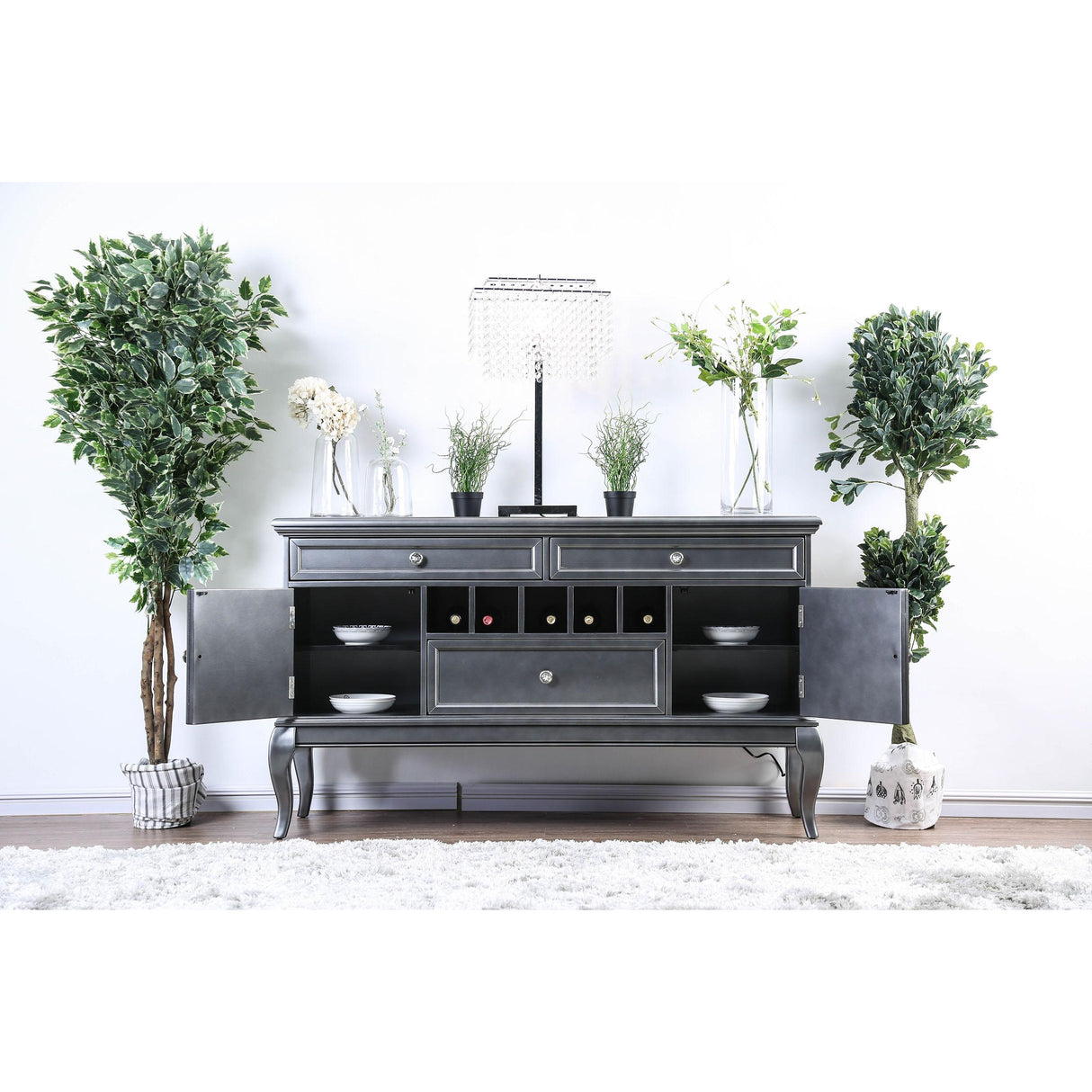  Furniture of America Amina Server CM3219GY-SV IMAGE 4