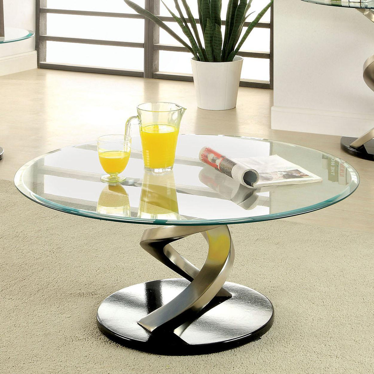  Furniture of America Nova Coffee Table CM4729C IMAGE 1