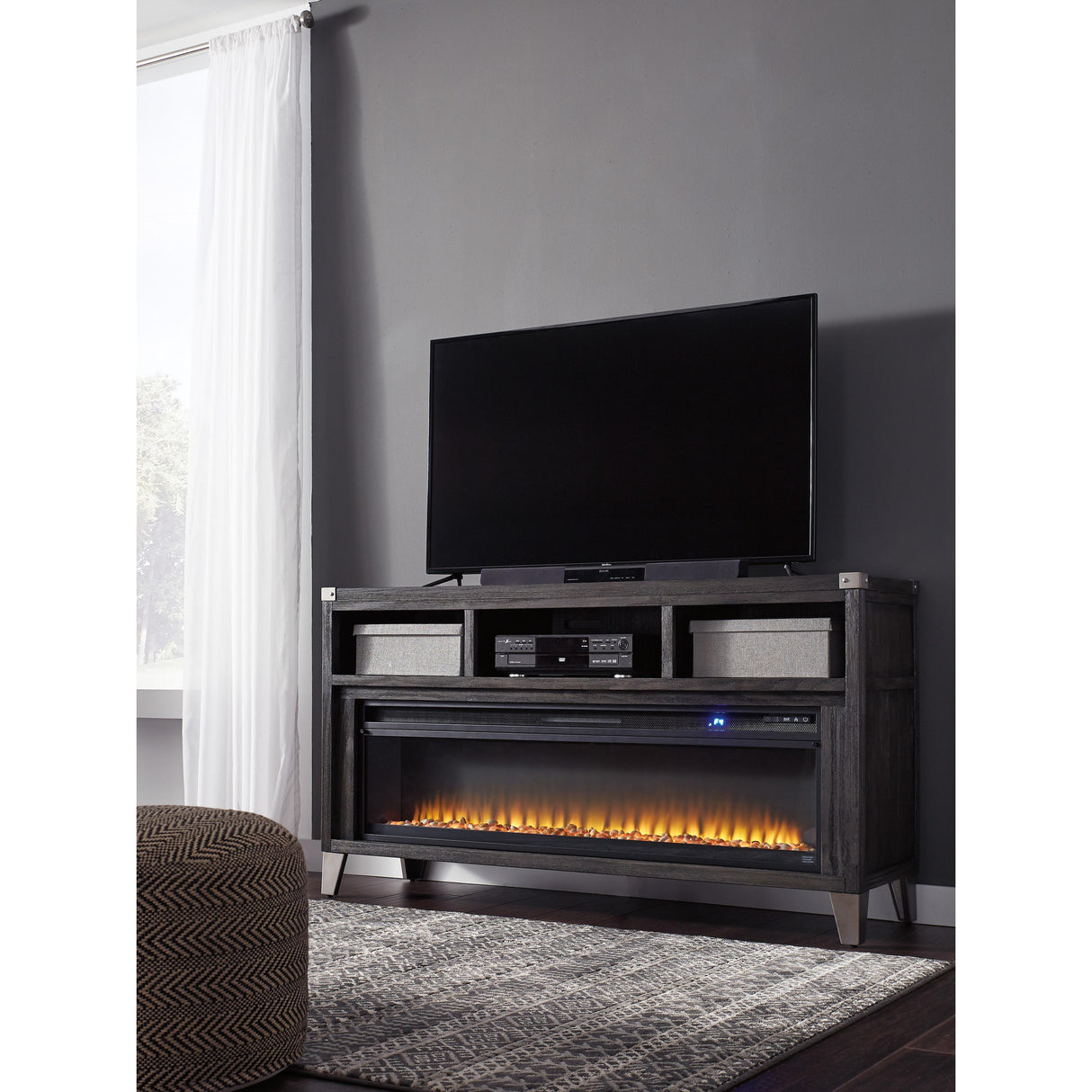  Signature Design by Ashley Todoe TV Stand with Cable Management W901-68/W100-22 IMAGE 2