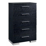  Furniture of America Christie 5-Drawer Chest CM7550BK-C IMAGE 1