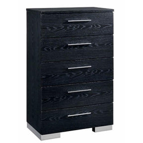  Furniture of America Christie 5-Drawer Chest CM7550BK-C IMAGE 1