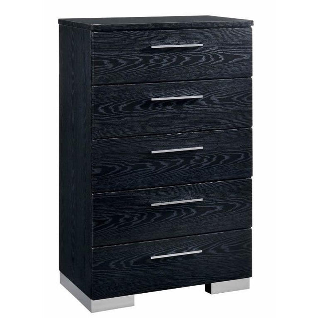  Furniture of America Christie 5-Drawer Chest CM7550BK-C IMAGE 1