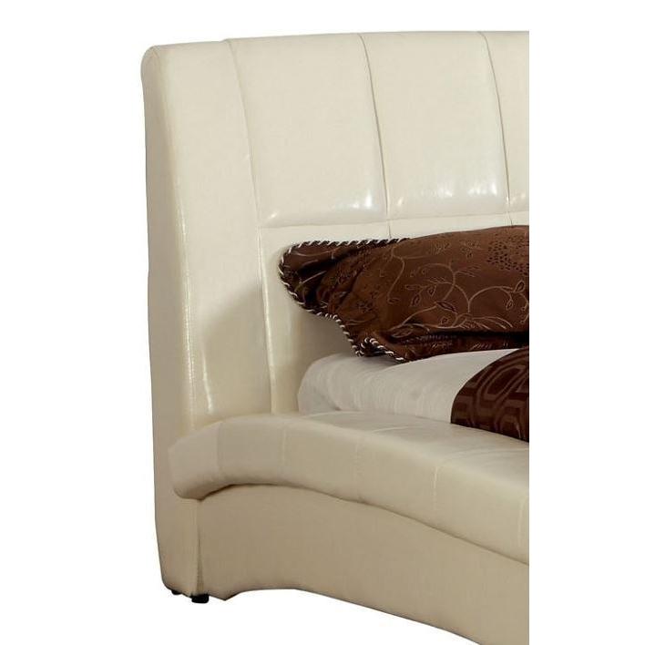  Furniture of America Vizela Full Upholstered Platform Bed CM7604IV-F-BED IMAGE 2