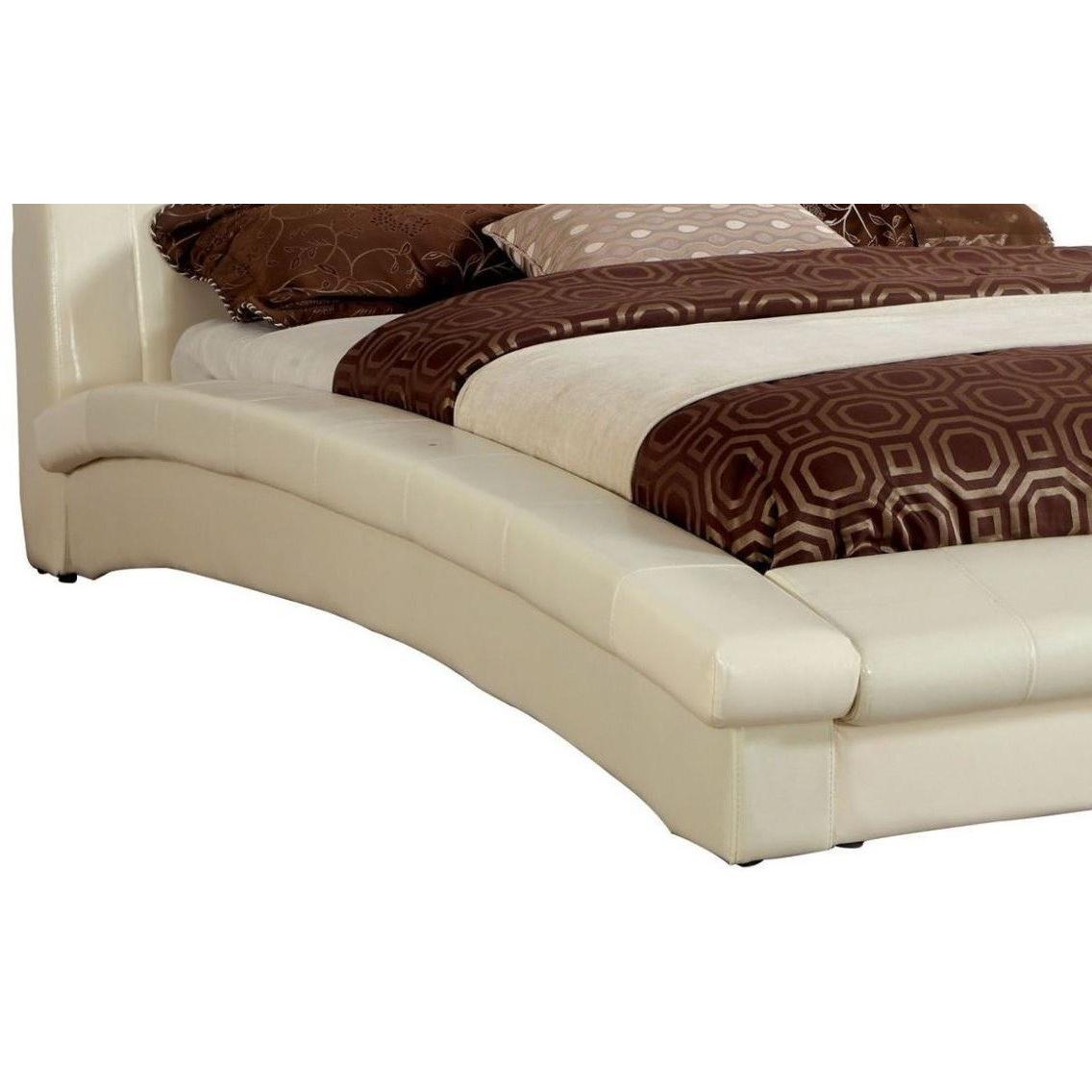  Furniture of America Vizela Full Upholstered Platform Bed CM7604IV-F-BED IMAGE 3