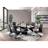  Furniture of America Midvale Dining Table with Pedestal Base CM3650BK-T-TABLE IMAGE 10