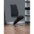  Furniture of America Midvale CM3650BK-SC-2PK Side Chair IMAGE 1