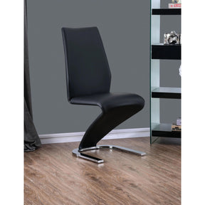  Furniture of America Midvale CM3650BK-SC-2PK Side Chair IMAGE 1