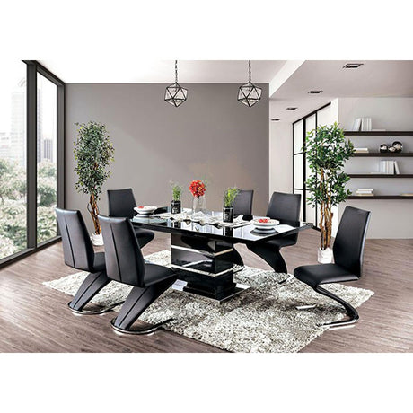  Furniture of America Midvale CM3650BK-SC-2PK Side Chair IMAGE 7