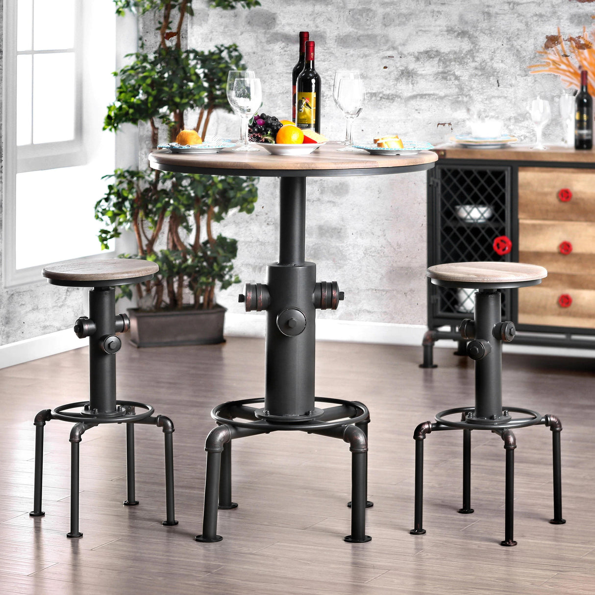  Furniture of America Foskey CM3367BC-2PK Bar Chair IMAGE 3