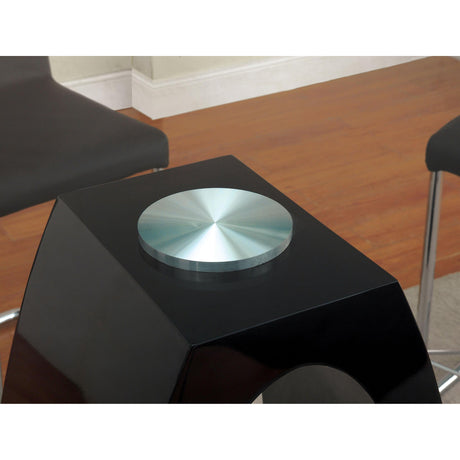  Furniture of America Lodia CM3825BK-RPT Round Counter Height Table IMAGE 2