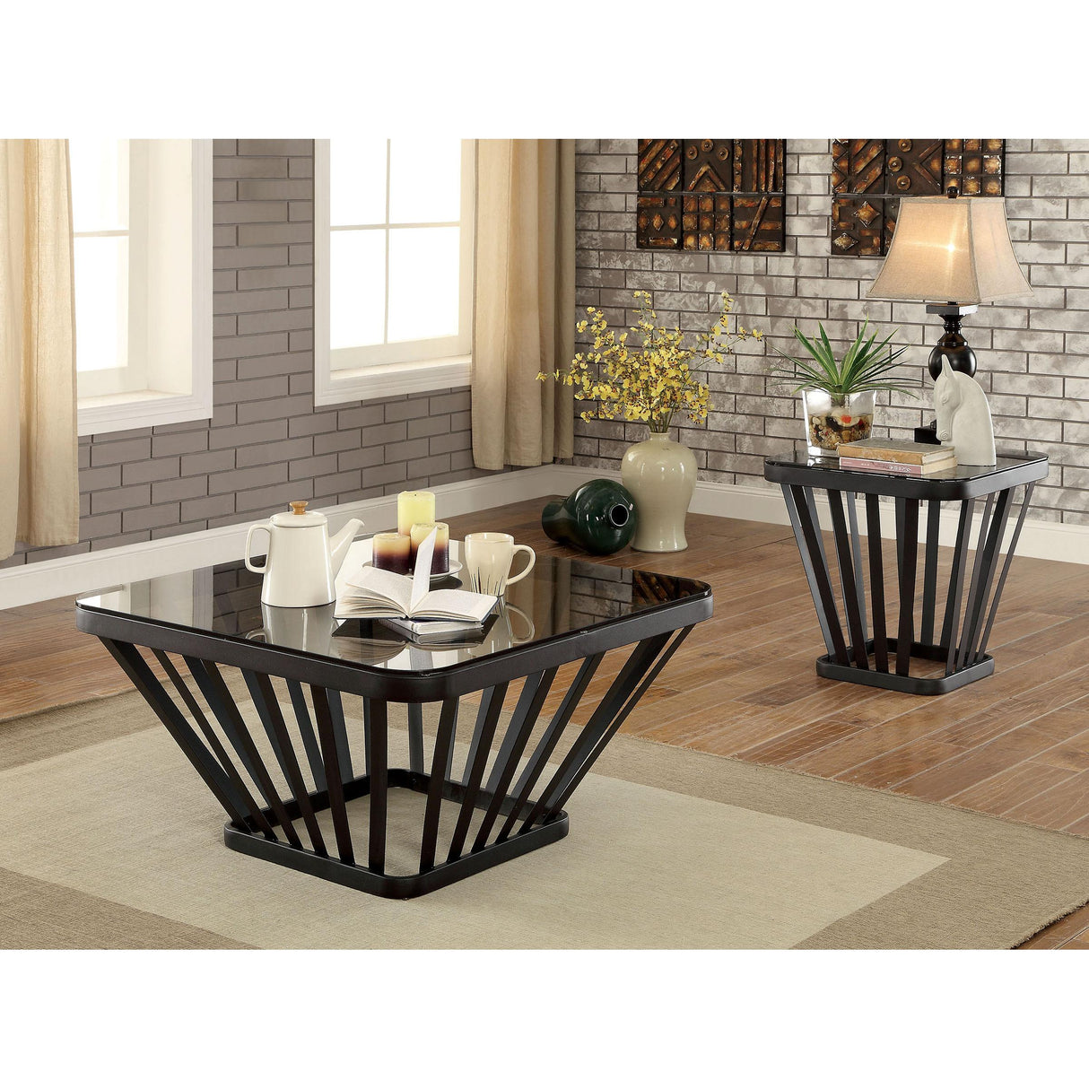  Furniture of America Winnie End Table CM4109BK-E IMAGE 4