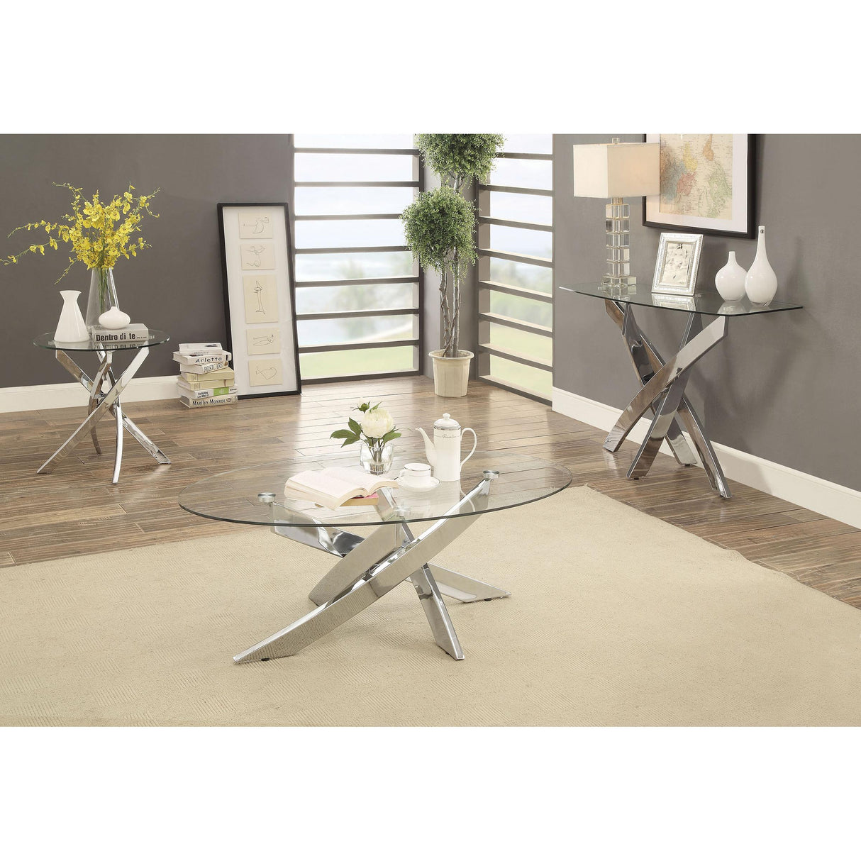  Furniture of America Laila Sofa Table CM4241S-TABLE IMAGE 3