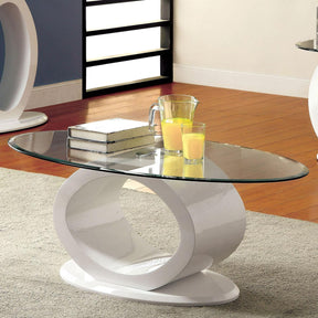  Furniture of America Lodia Coffee Table CM4825WH-C IMAGE 1